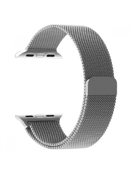 Ремінець для Apple Watch 38mm Milanese Loop Silver