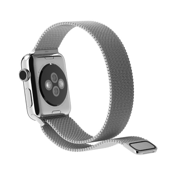 Ремінець для Apple Watch 38mm Milanese Loop Silver