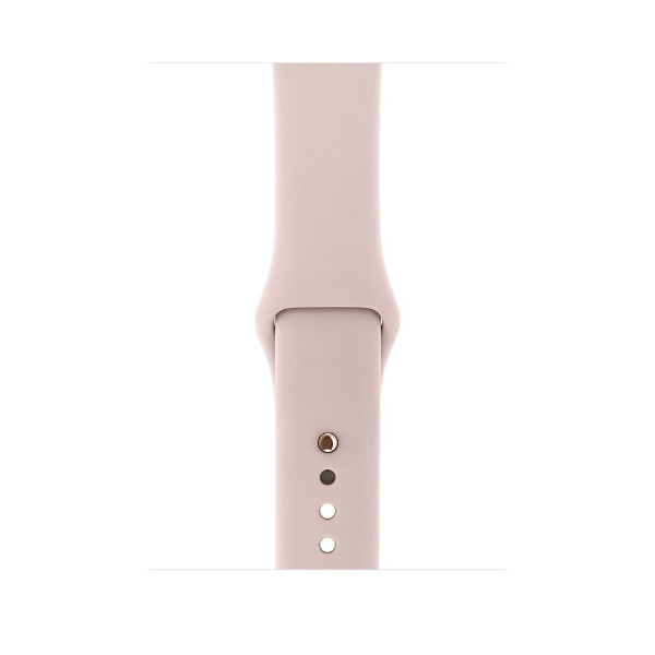 Apple Watch Series 3 38mm GPS Gold Aluminum Case with Pink Sand Sport Band (MQKW2)