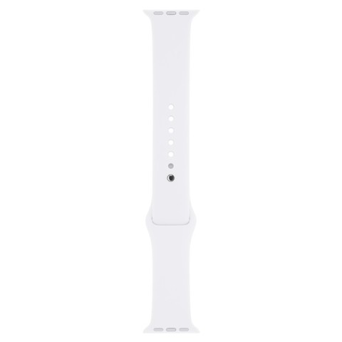 Apple Watch 38mm Stainless Steel with White Sport Band (MJ302) CPO