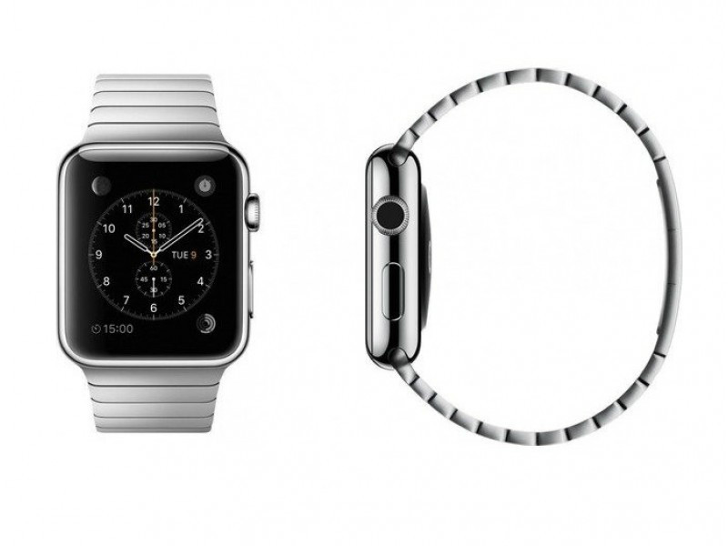 Apple Watch 38mm Stainless Steel Case with Stainless Steel Link Bracelet (MJ3E2)