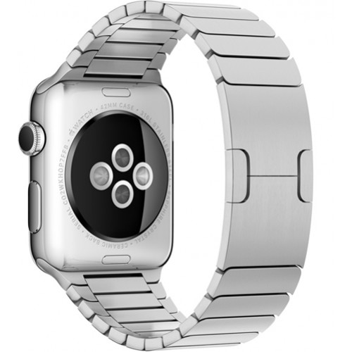 Apple Watch 38mm Stainless Steel Case with Stainless Steel Link Bracelet (MJ3E2)