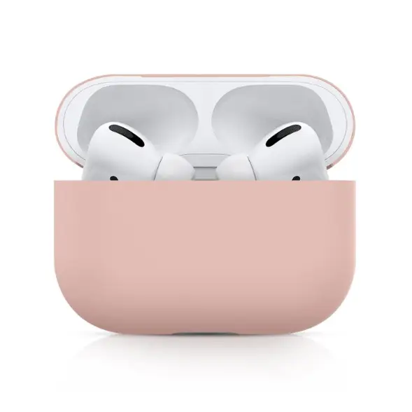 Чохол для AirPods PRO Silicone case Full /light pink/