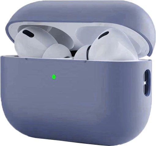 Чохол для AirPods PRO 2 Silicone case Full /lavanda gray/