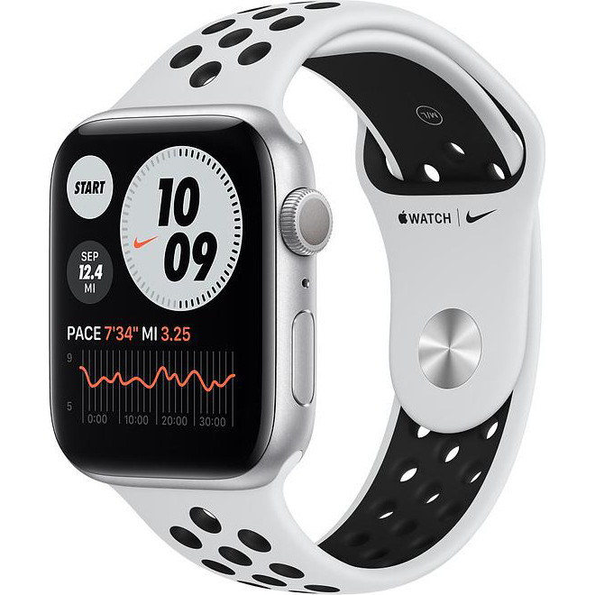 Apple Watch Nike SE GPS 40mm Silver Aluminum Case w. Pure Platinum/Black Nike Sport B. (MYYD2) 