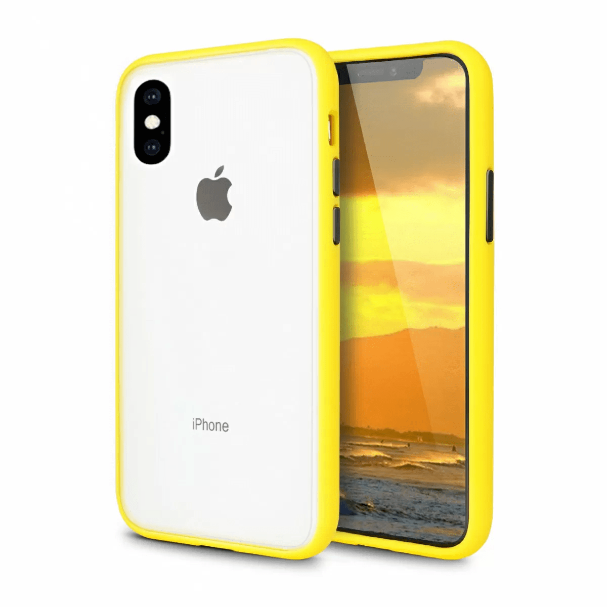 Чохол iPhone X/XS Gingle Series Yellow/Black